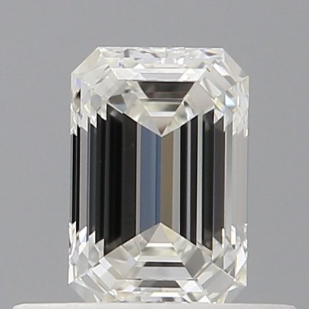 Diament szlif szmaragdowy, 0.5ct, VVS1, H, GIA 1543232449