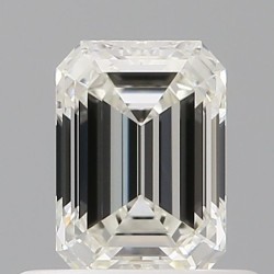 Diament szlif szmaragdowy, 0.52ct, VVS1, I, GIA 2544231884
