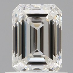Diament szlif szmaragdowy, 0.71ct, VS1, H, GIA 6542232965