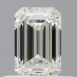 Diament szlif szmaragdowy, 0.6ct, VVS2, I, GIA 7546232255