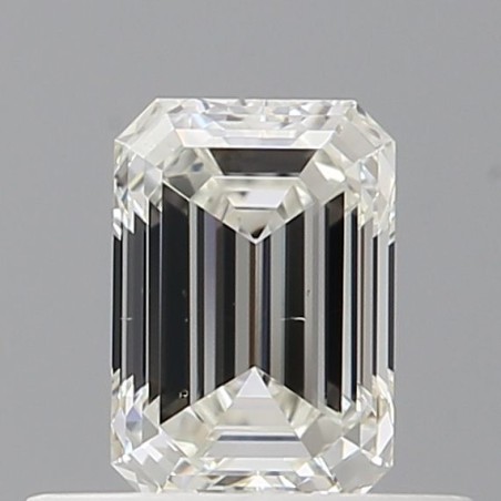 Diament szlif szmaragdowy, 0.5ct, SI1, I, GIA 6531592601