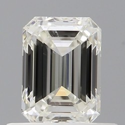 Diament szlif szmaragdowy, 0.7ct, SI1, I, GIA 7536595092