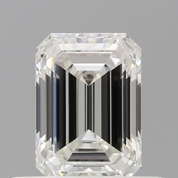 Diament szlif szmaragdowy, 0.5ct, VVS2, G, GIA 7533591837