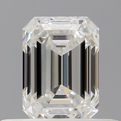 Diament szlif szmaragdowy, 0.5ct, VVS1, G, GIA 6545023391