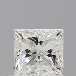 Diament szlif princess, 0.5ct, VVS2, H, GIA 6542005105