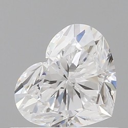 Diament serce, 0.5ct, VVS1, D, GIA 2536125686