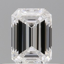 Diament szlif szmaragdowy, 0.5ct, SI1, D, GIA 2527193641