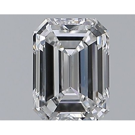 Diament szlif szmaragdowy, 1ct, SI1, E, GIA 6522189966