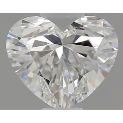 Diament serce, 0.5ct, VS2, F, GIA 7532946297