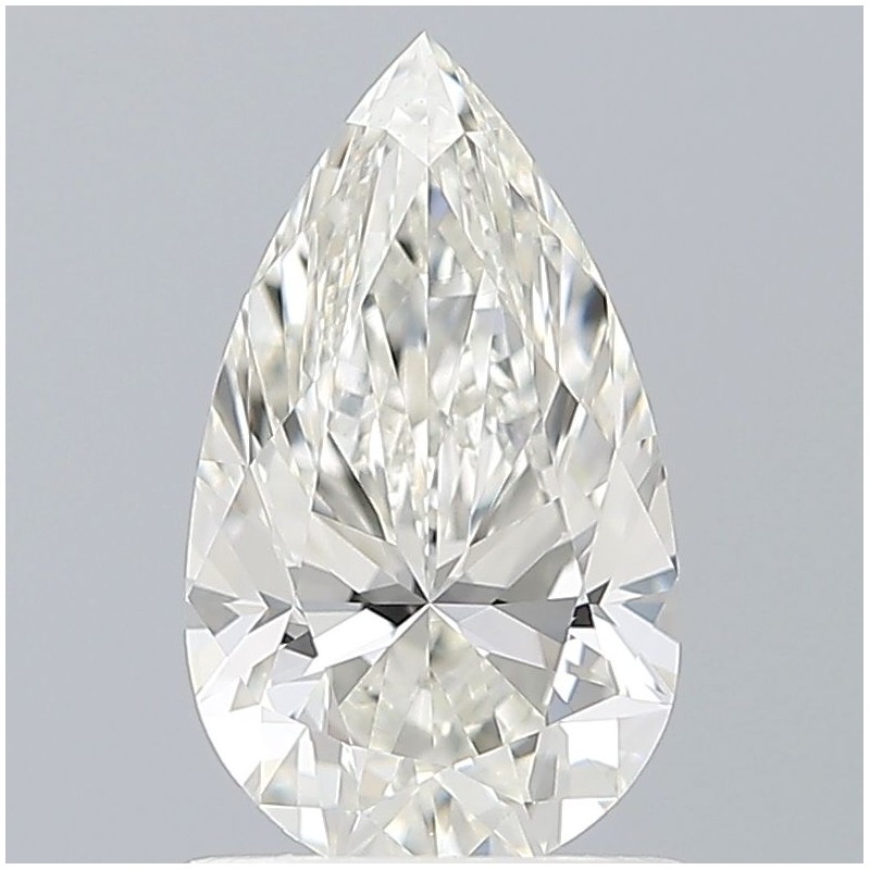 Diament szlif gruszkowy, 1ct, VVS2, H, IGI 628465755