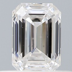 Diament szlif szmaragdowy, 0.4ct, VS2, D, GIA 6521207107