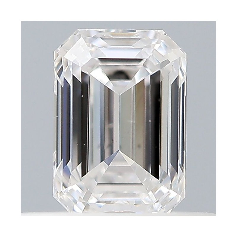 Diament szlif szmaragdowy, 0.4ct, VS2, D, GIA 6521207107