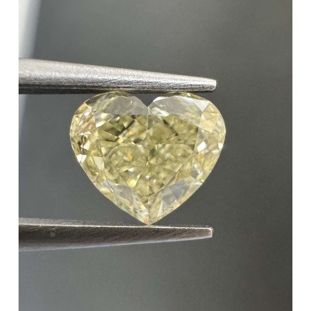 Diament o barwie fantazyjnej serce, 1.04ct, SI1, Yellow, GIA 2327253724