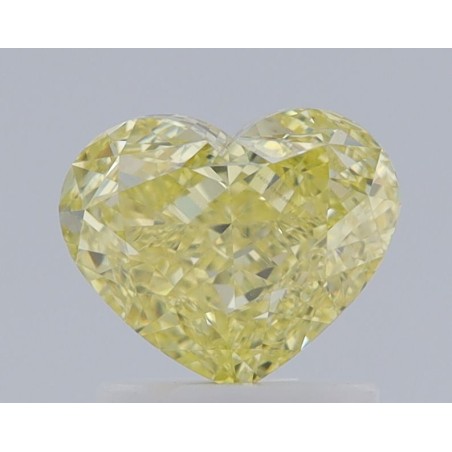 Diament o barwie fantazyjnej serce, 1.31ct, VVS2, Fancy Intense Yellow, GIA 7413916587