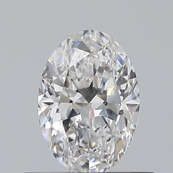 Diament szlif owalny, 0.5ct, VS1, E, GIA 7543210351