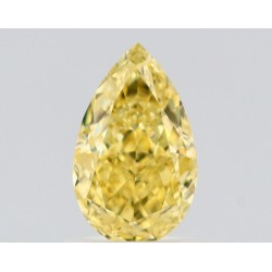 Diament o barwie fantazyjnej szlif gruszkowy, 1.12ct, VS1, Fancy Intense Yellow, GIA 6532578462