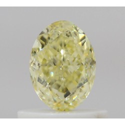 Diament o barwie fantazyjnej szlif owalny, 0.67ct, VS1, Fancy Yellow, GIA 6531514198