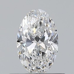 Diament szlif owalny, 0.5ct, VS1, D, GIA 6541200397