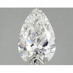 Diament laboratoryjny szlif gruszkowy, 1.58ct, VVS2, E, IGI LG756545528