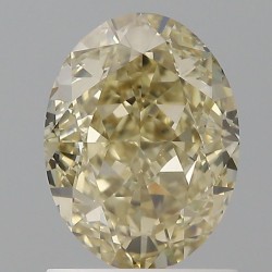 Diament o barwie fantazyjnej szlif owalny, 1.51ct, VVS2, Fancy Yellow, GIA 1535341868