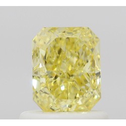 Diament o barwie fantazyjnej radiant, 0.78ct, VVS2, Fancy Intense Yellow, GIA 2524194148