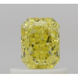 Diament o barwie fantazyjnej radiant, 0.55ct, VVS2, Fancy Intense Yellow, GIA 6532073659