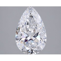 Diament laboratoryjny szlif gruszkowy, 1.55ct, VVS1, D, IGI LG749573052