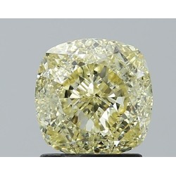 Diament o barwie fantazyjnej szlif poduszkowy modyfikowany, 2ct, SI2, Fancy Yellow, GIA 6531867559