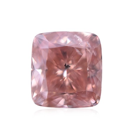 Diament o barwie fantazyjnej szlif poduszkowy brylantowy, 0.31ct, SI2, Fancy Brownish Orangey Pink, GIA 2185469359