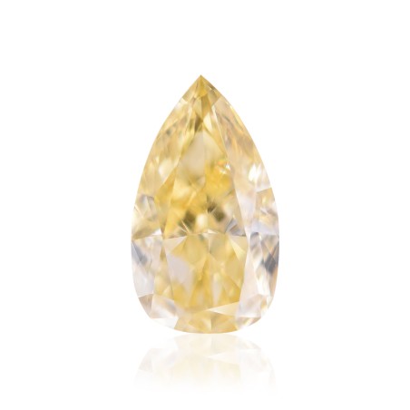 Diament o barwie fantazyjnej szlif gruszkowy, 0.41ct, SI1, Fancy Orangey Yellow, GIA 1178449500