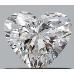 Diament serce, 0.5ct, SI1, H, GIA 7548218473