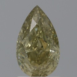 Diament o barwie fantazyjnej szlif gruszkowy, 1.02ct, SI2, Fancy Brownish Greenish Yellow, GIA 2221501148