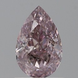 Diament o barwie fantazyjnej szlif gruszkowy, 1.24ct, VS2, Fancy Brownish Purplish Pink, GIA 2223074831
