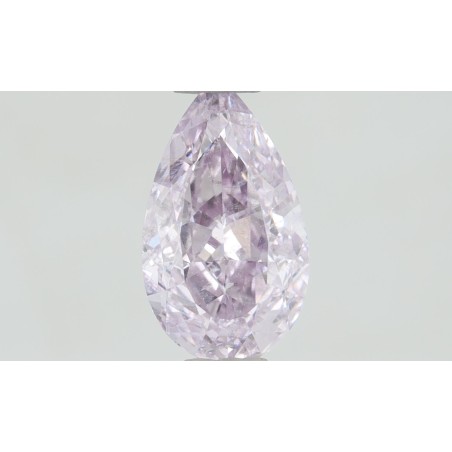 Diament o barwie fantazyjnej szlif gruszkowy, 0.5ct, SI2, Fancy Purple Pink, GIA 2221451893