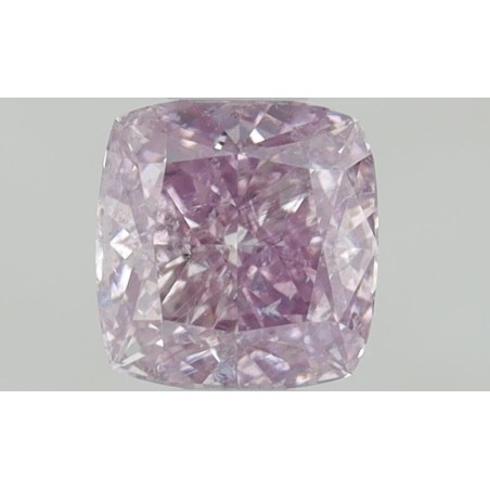 Diament o barwie fantazyjnej szlif poduszkowy modyfikowany, 0.32ct, SI2, Fancy Purple Pink, GIA 6227515798