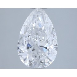 Diament szlif gruszkowy, 1.7ct, SI2, E, HRD 250000219908