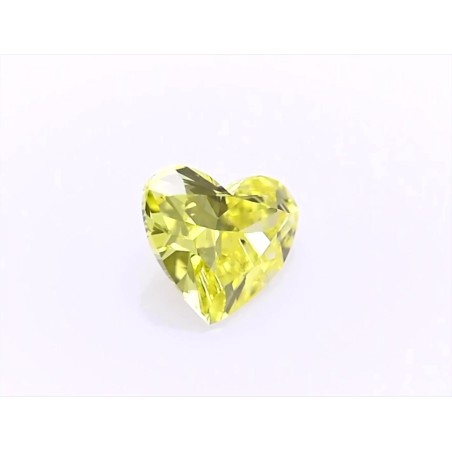 Diament o barwie fantazyjnej serce, 1.06ct, VS2, Fancy Vivid Yellow, GIA 6173246288
