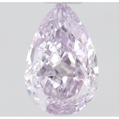 Diament o barwie fantazyjnej szlif gruszkowy, 0.3ct, SI1, Fancy Pinkish Purple, GIA 1236435727
