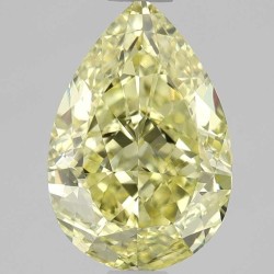 Diament o barwie fantazyjnej szlif gruszkowy, 1ct, VS1, Fancy Intense Yellow, GIA 1539692244
