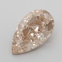 Diament o barwie fantazyjnej szlif gruszkowy, 0.71ct, VVS2, Fancy Pinkish Brown, GIA 5234169773