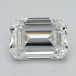Diament laboratoryjny szlif szmaragdowy, 1.58ct, VVS2, E, IGI LG713518273