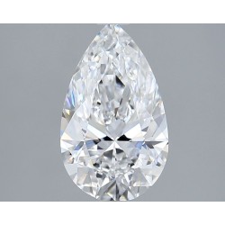 Diament laboratoryjny szlif gruszkowy, 1.54ct, VVS2, E, IGI LG743573806