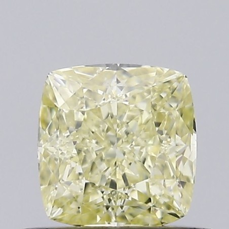 Diament o barwie fantazyjnej szlif poduszkowy brylantowy, 0.54ct, VS1, Fancy Light Brownish Yellow, GIA 6402892804