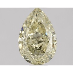 Diament o barwie fantazyjnej szlif gruszkowy, 1.01ct, SI2, Fancy Yellow, GIA 6511697177