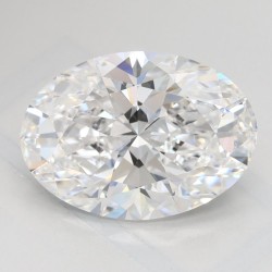 Diament laboratoryjny szlif owalny, 2.43ct, IF, D, IGI LG741542830