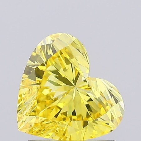 Diament laboratoryjny o barwie fantazyjnej serce, 1.06ct, VVS2, Fancy Vivid Yellow, IGI LG650494777