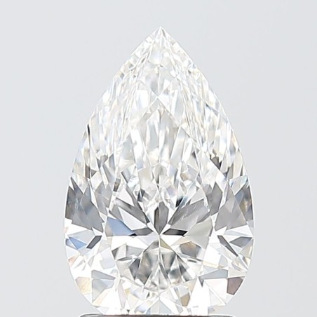 Diament laboratoryjny szlif gruszkowy, 2.07ct, VVS2, E, IGI LG752588152