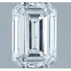 Diament szlif szmaragdowy, 2ct, SI2, D, GIA 6522267803