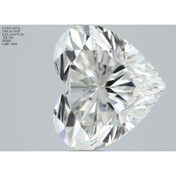 Diament serce, 1.03ct, VS2, I, GIA 2517556197