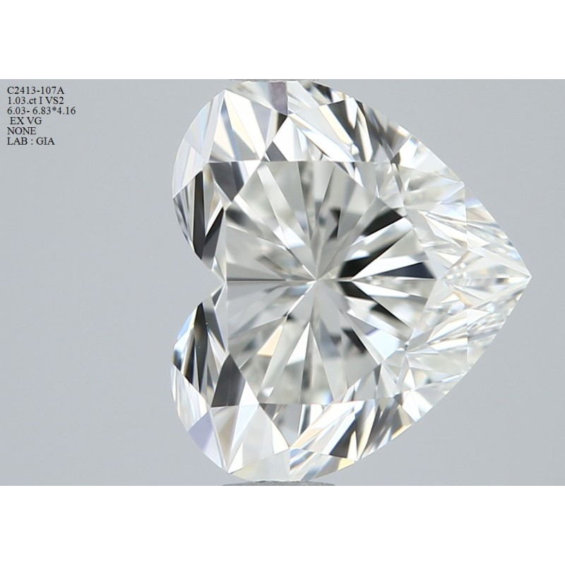Diament serce, 1.03ct, VS2, I, GIA 2517556197